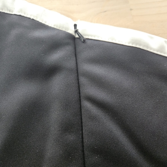 Jessica McClintock X Gunne Sax Strapless Black Vintage Dress Size 6 Goth Mobwife - Picture 4 of 11